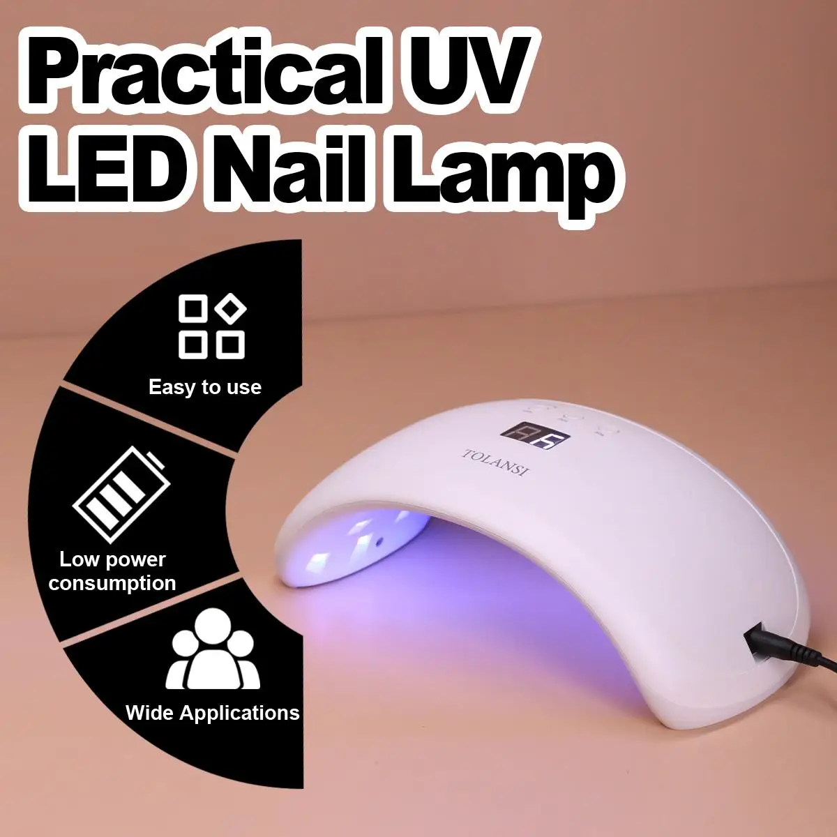 

Nice Nail Lamp Us/Eu Plug 36w Led For Nails With Screen Uv Curing Smart Sensor Phototherapy Machine Automatic Nails Dryer For 2