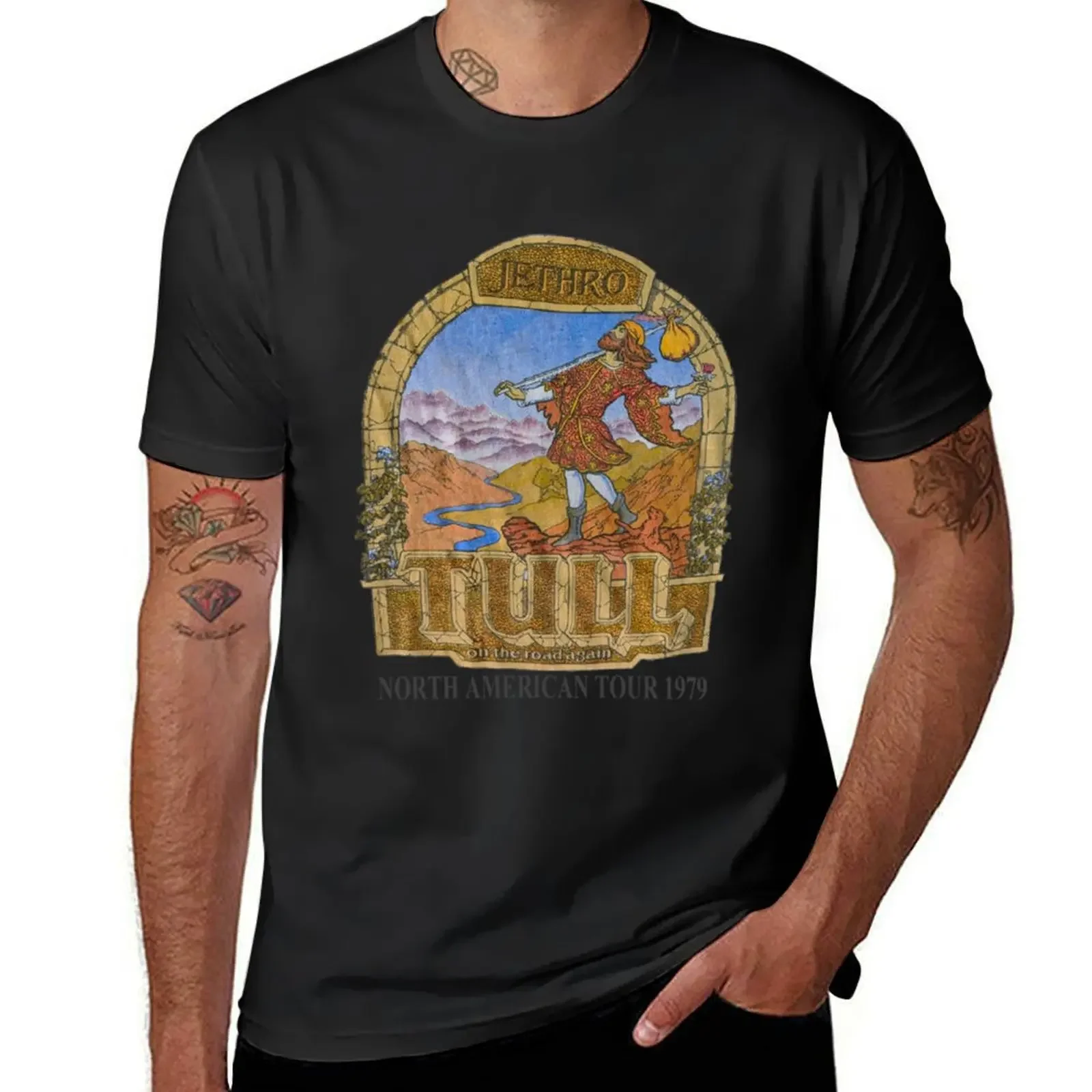 Jethro Tull - Through the Ages Gift Men T-Shirt plus sizes designer shirts basketball graphic tees big and tall t shirts for men