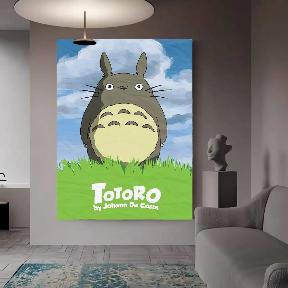 T-Totoro ملصقات الفيلم اللاصقة غرفة خمر المنزل بار مقهى ديكور غرفة جدار ديكور