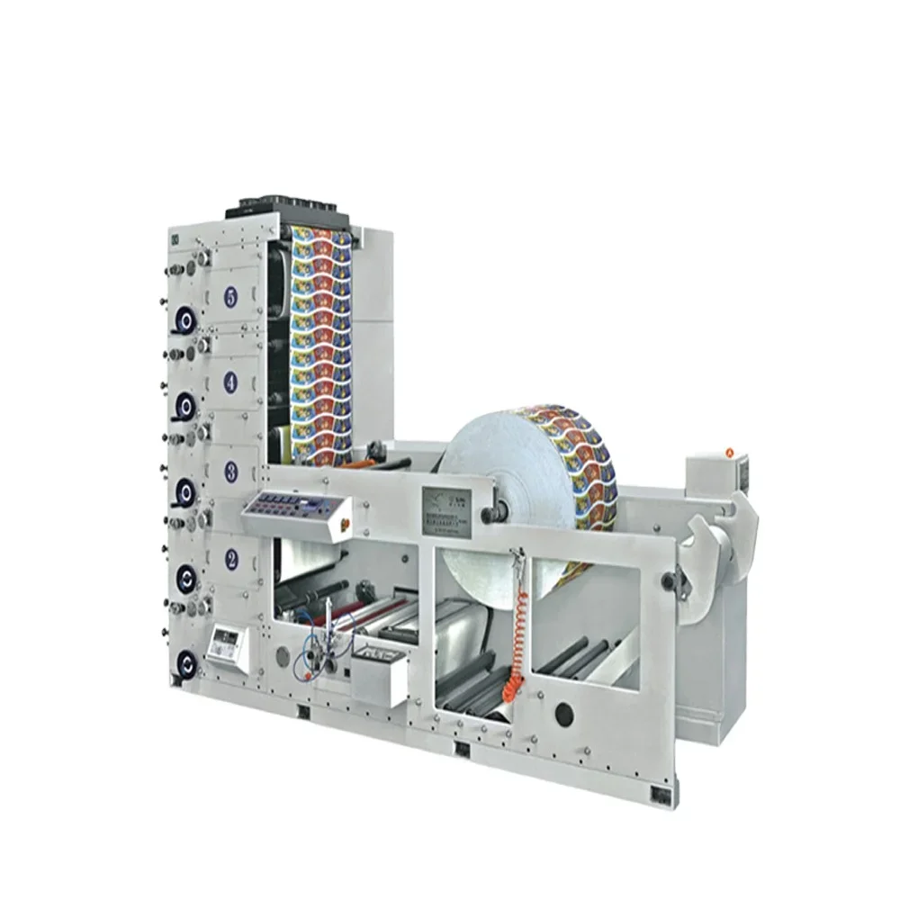 

YG Customized 4 Color Small Flexo Printing Machine Provided Automatic Flexographic Label Printing Machine For Paper Cup And Pape