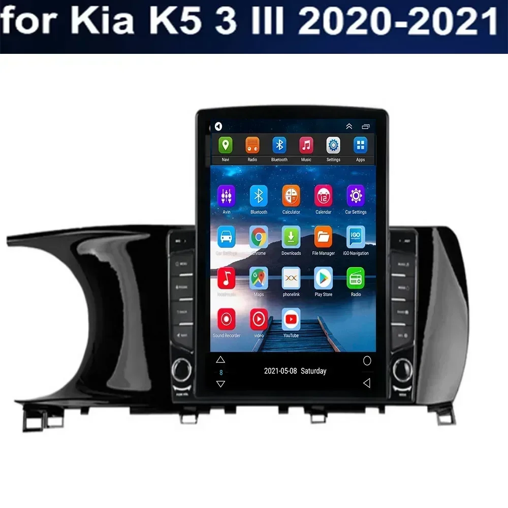 For Tesla Style 2Din Android 13 Car Radio For Kia K5 3 III 2020 - 2035 Multimedia Video Player GPS Stereo Carplay DSP RDS Camera