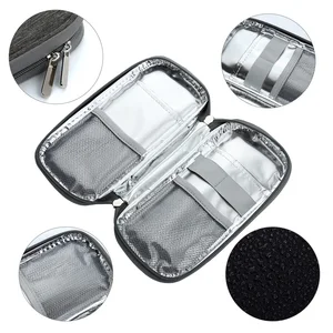 Praktischer Insulin -Kühlschrank ohne Gel Oxford Medicla Kühler Diabetiker Taschenkoffer 12 Hauptverkaufstasche Kaltgel - №9