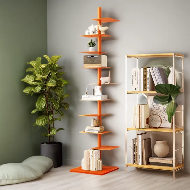 Magazine Rack Metal Shelving Shelf Display Stand Booksellers Corner Multifunctional Furniture Bedroom Book Bookcase Books Iron