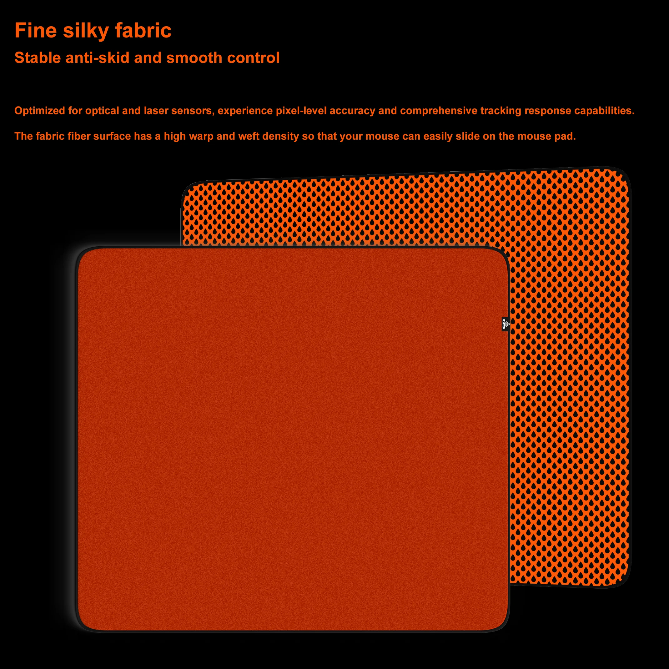 

Acthotop Control Mouse Pad Gaming Reticulated Pattern Mousepad Edge Stitching Mouse Mat Game Speed Keyboard Pads Blance Desk Mat