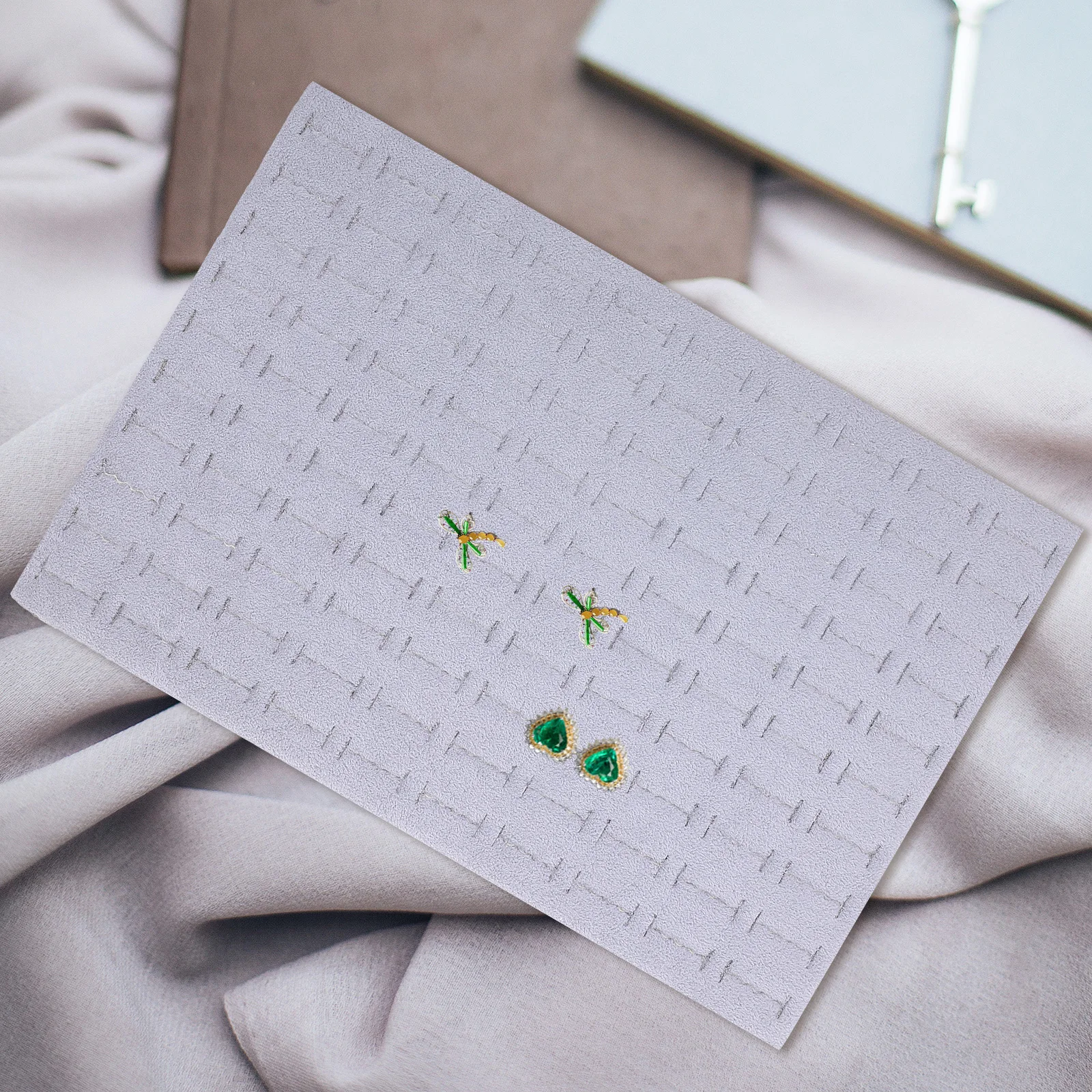 

2 шт. губка DIY ювелирные изделия St лоток вставка для колец держатель для колец вставки держатель коробки устойчивый к царапинам износостойкий ganizer