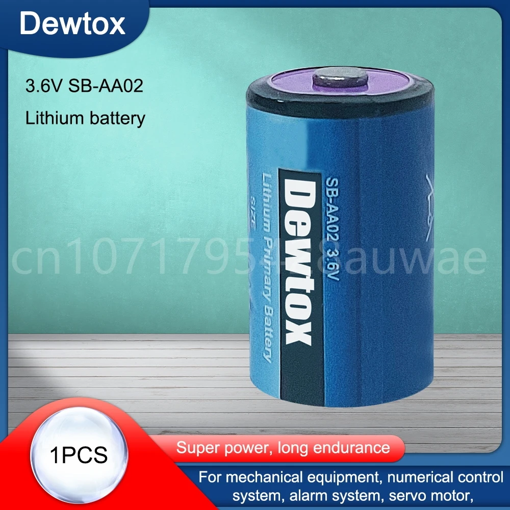 1PCS SB-AA02 3.6V 1/2AA LS14250 ER14250 PLC Lithium Battery Backup Battery Suitable for Industrial Control PLC Equipment