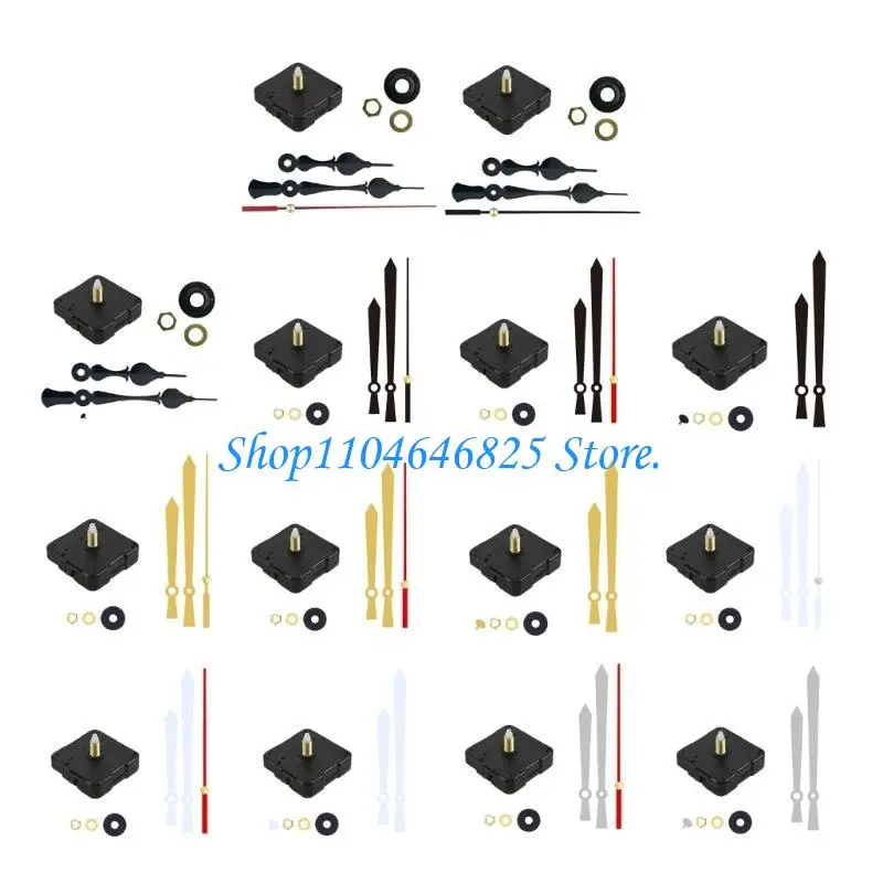Completely Quartzs Clock Movement Set For Innovative Clock Designs with Hands