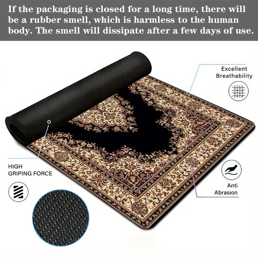

Retro Persian style large Mouse Pad Desk Mat gaming mats rubber anti-slip Durable pc accessories keyboard Extended mousepads rug