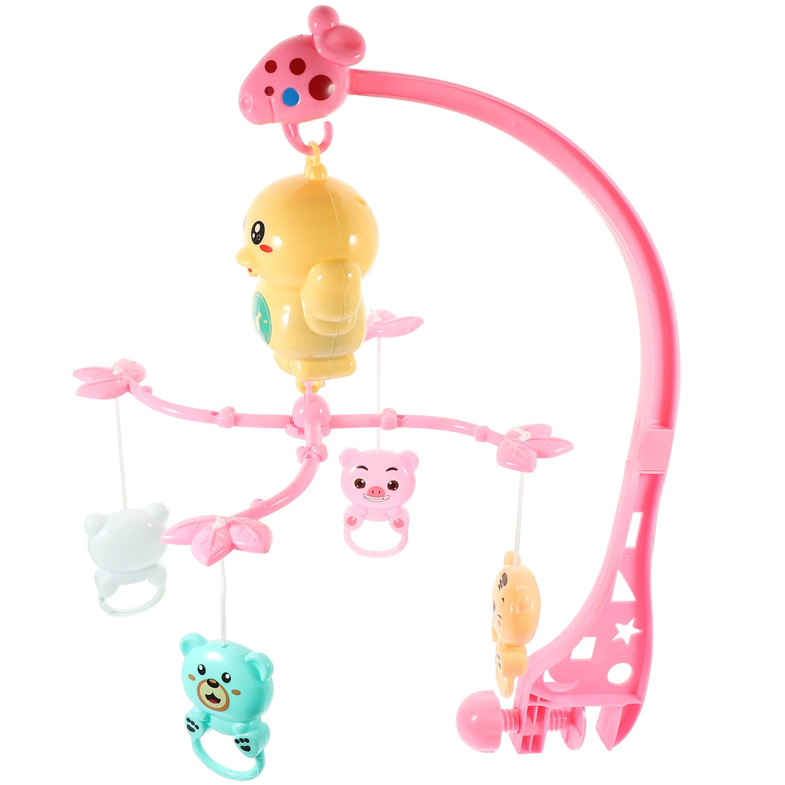 Baby Mobile Hanger Boys Car Toys Bedside Rattle Crib Plush Hanging Carseat