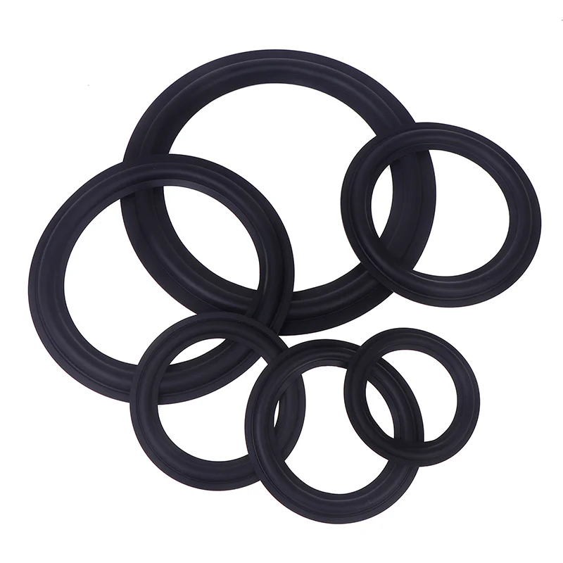 1Pc Speaker Rubber Repair 4 5 6.5 8 10 INCH Suspension Surround Folding Ring Full Range Woofer Speaker Replacements
