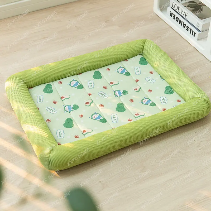 

Kennel Four Seasons Universal Dog Bed Dog Mat for Small and Medium Dogs Pet Summer Cat Nest Outdoor Cat Enclosure Casa De