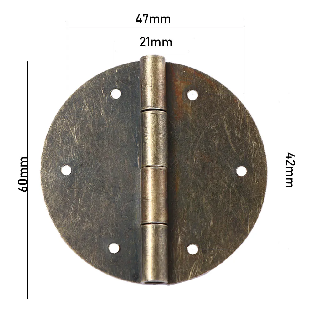 Hohle Blume Mini kleine robuste flache Schmucktruhe Geschenk Holz Spieluhr Weinkiste Puppenhaus Schranktürscharnier mit Schraube