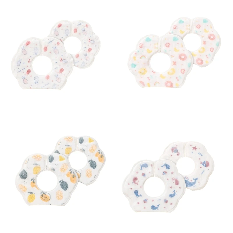 

F62D 20xCartoon Print Drooling Bibs Teething Towel Infant Disposable Saliva Towel