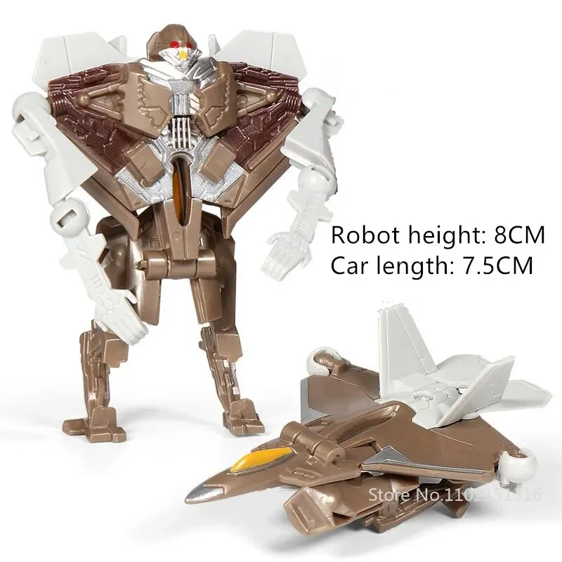 Mini Transformatie Robot Speelgoed Automodellen 2-in-1 Vervormde Auto Speelgoed Robots Kit Actiefiguren Kinderen Educatief Speelgoed Geschenken