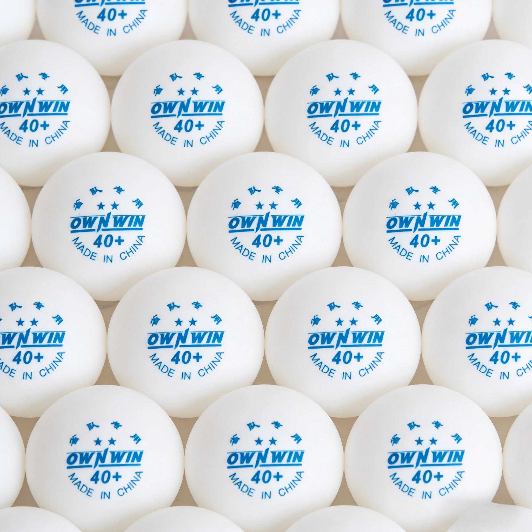 

OWNWIN 2 Star Table Tennis Balls ABS New Material 40+ Ping Pong Balls without Seam 10/20/50pcs Seamless Table Tennis Balls