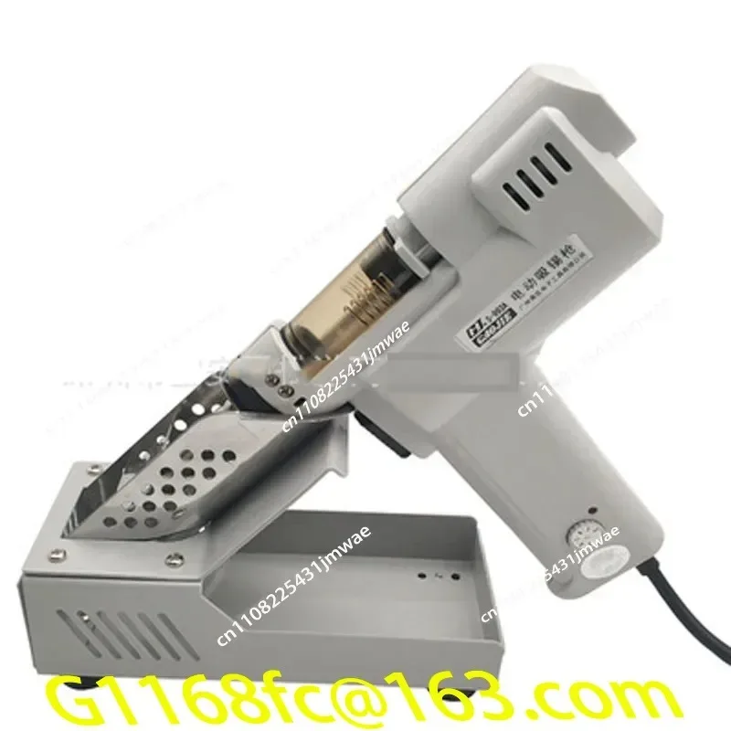 S-993A Electric Vacuum Solder Sucker – Desoldering Iron Combo, 80W Ceramic Heater, 350-450°C, 110/220V, 80Pa Vacuum For PCB Repair