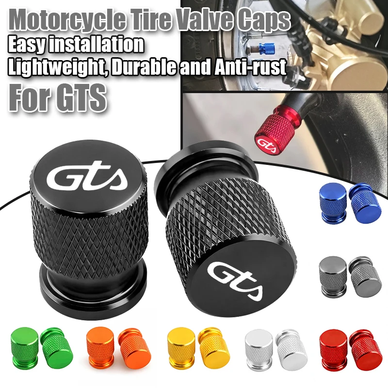 Motorcycle Accessories Tire Valve Air Stem Caps Cover Plug For Vespa GTS 125 150 300 Super 300 Super300 GTV 125 GTV 250 GTV 300