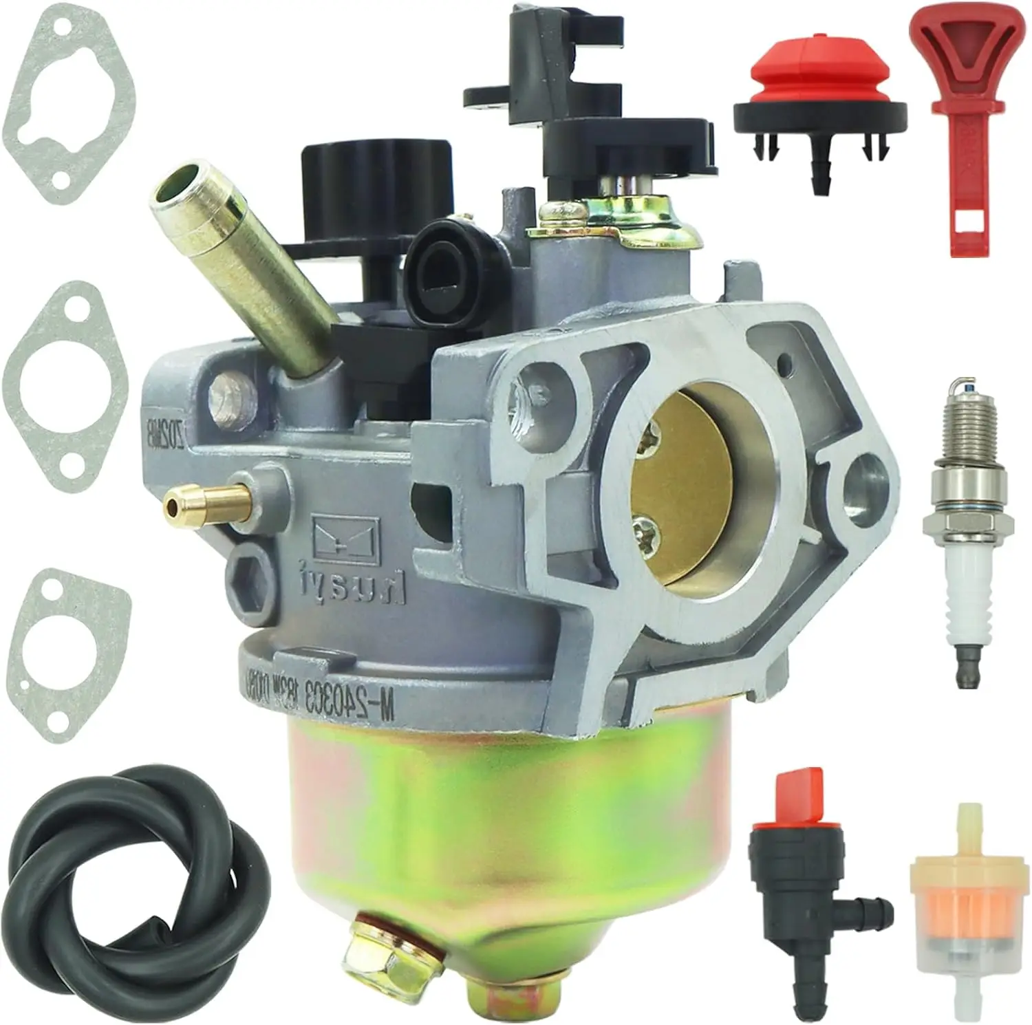 951-05389 Carburetor HUAYI-183W Carb for CUB Cadet MTD Troy-BILT 683-WU 683-WUA 357cc Engine Parts with Spark Plug Replaces 651-