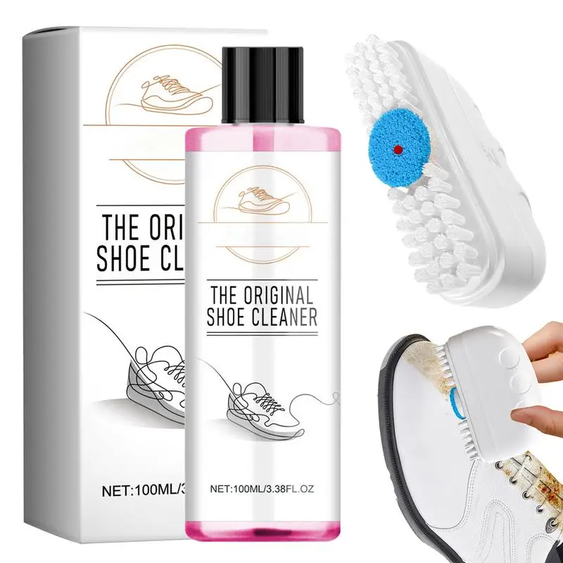 Shoe Whitener Whiten Refreshed Polish White Shoe Cleaning Foam White Shoes Cleaner Cleaning Tool Sneakers Care Shoe Cleaning Kit