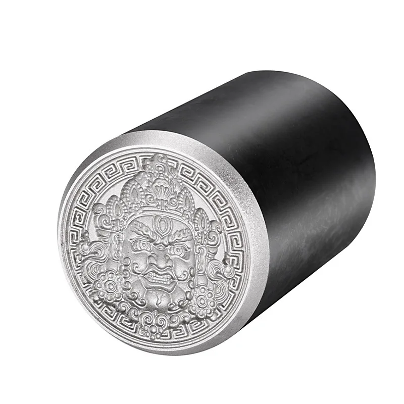 Jewellery steel stamp Yellow God of Wealth relief steel stamp Three-dimensional auspicious saying gold and silver engraving tool