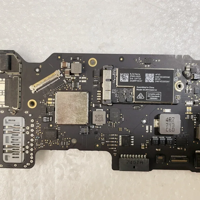 Original A1466 Logic Board for MacBook Air 13' 820-00165-A I5 1.8GHz 8GB Memory 2017 Model Motherboard
