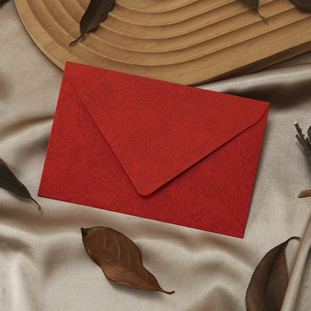 Bview Art linen brown paper envelope paper set retro style, suitable for Christmas and Valentine\'s Day and other festival