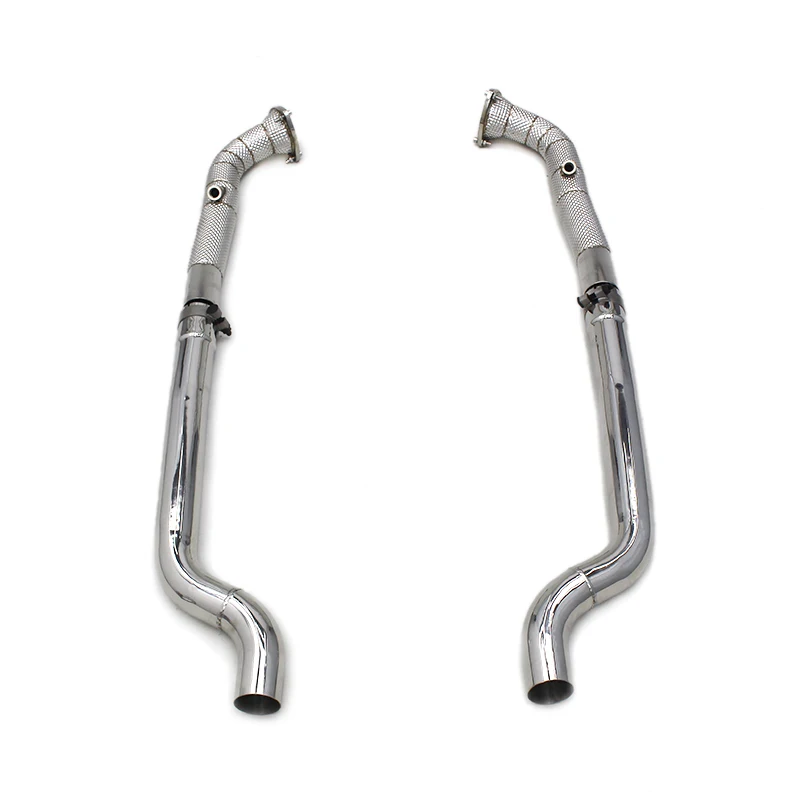 

Exhaust Header Downpipe in Stock for Maserati Gran Turismo/GT 4.2/4.7 2008-2023 Stainless Steel Free Flow Pipe Muffler Exhaust