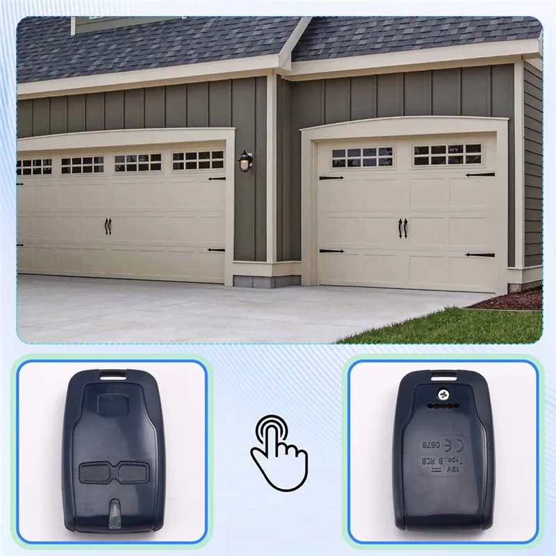 ABMF-مجموعة التحكم عن بعد لباب المرآب الشاملة لـ Bft Mitto2، Rcb02، Rcb04، 10 قطع أجهزة التحكم عن بعد ذات الرمز المتداول