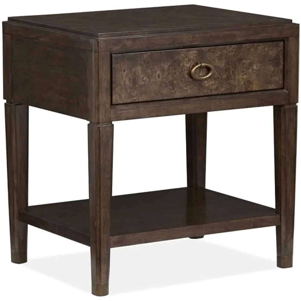 

"espresso finish nightstand with home rowan design"
