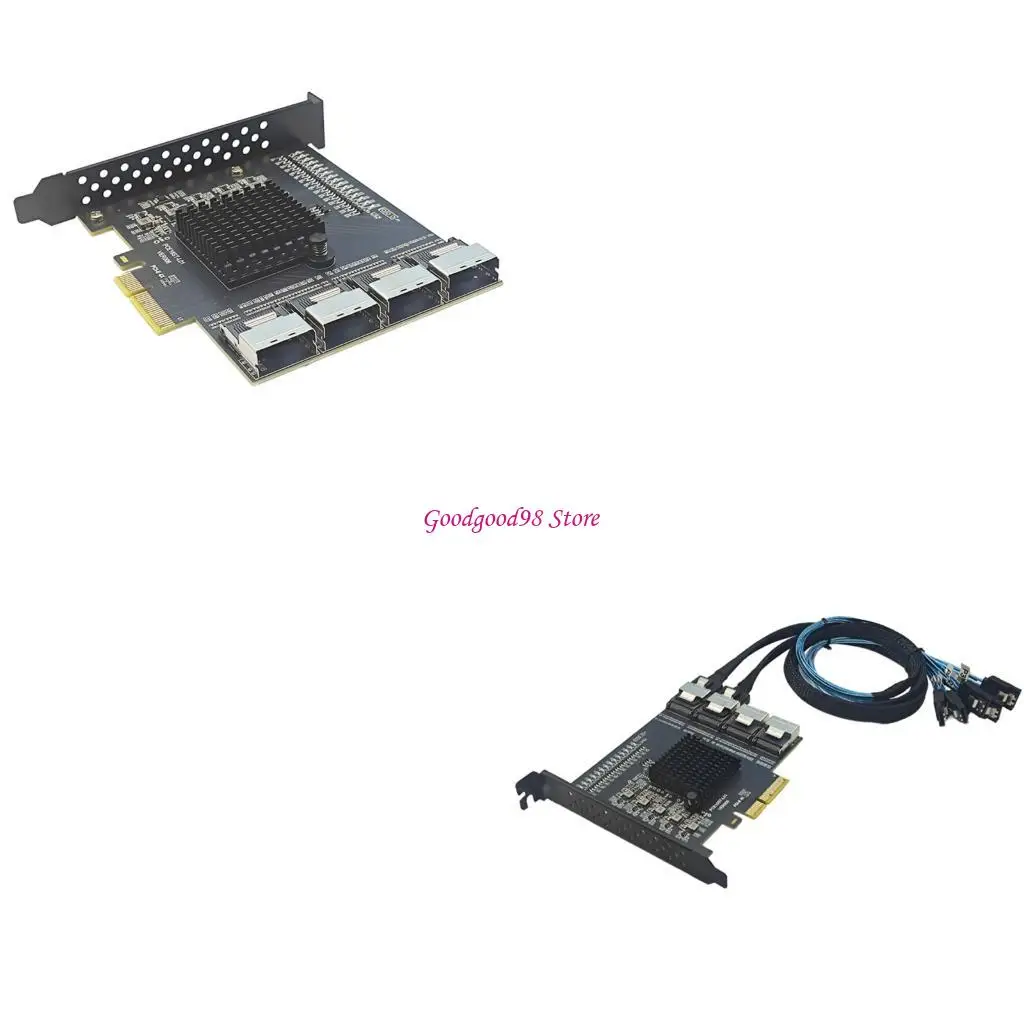 PCIe USB3.0 Hubs Expansion Adapter 5Gbps Transfer Rate With SATAs Connectors 
