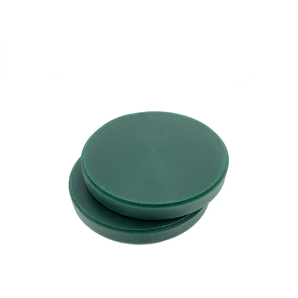 Disco de cera dental 98mm x 10, 12, 14, 16, 18, 20, 22, 25mm, esculpindo bloco de cera verde, 5pcs