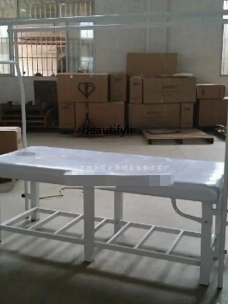 A176 YY Step on the back bed steel frame Thai sliding massage health care massage physiotherapy bed boom