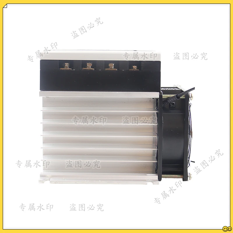 40/60/80/100/120/150/200A forThree-phase Solid State Relay DC Control AC 380V 40A SSR-3 DC-AC Complete Set (RelayHeat Sink, Fan)