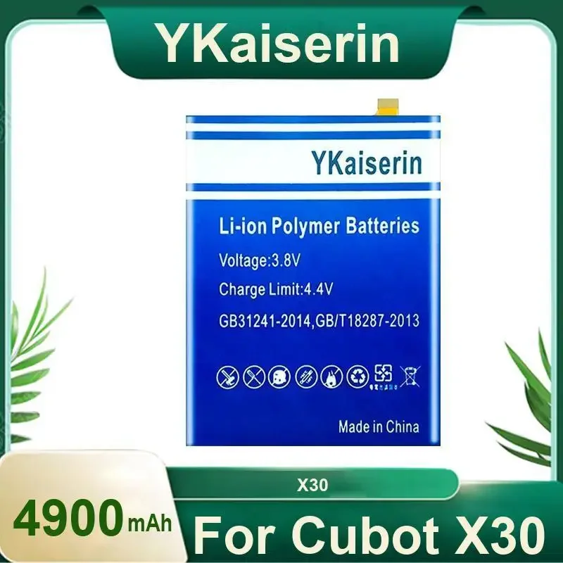 Strong Compatibility For Cubot X30 4900mAh Mobile Phone Battery Portable
