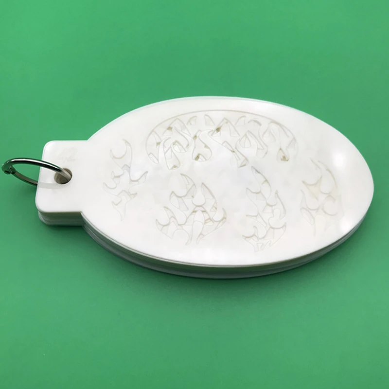 42 قطعة/المجموعة/المجموعة رسم الجسم الوجه قوالب الإستنسل الفن المهنية الملاك قوس قزح النقاط مقياس ليوبارد البلاستيك أدوات ماكياج #5