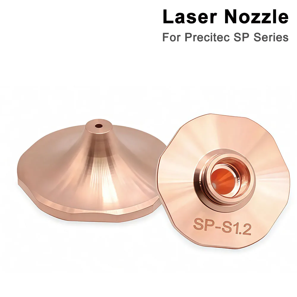 Fiber Laser Cutting Nozzle Single Double Layer For Precitec SP Series HANS Cutting Machine Parts Laser Nozzle Dia28mm