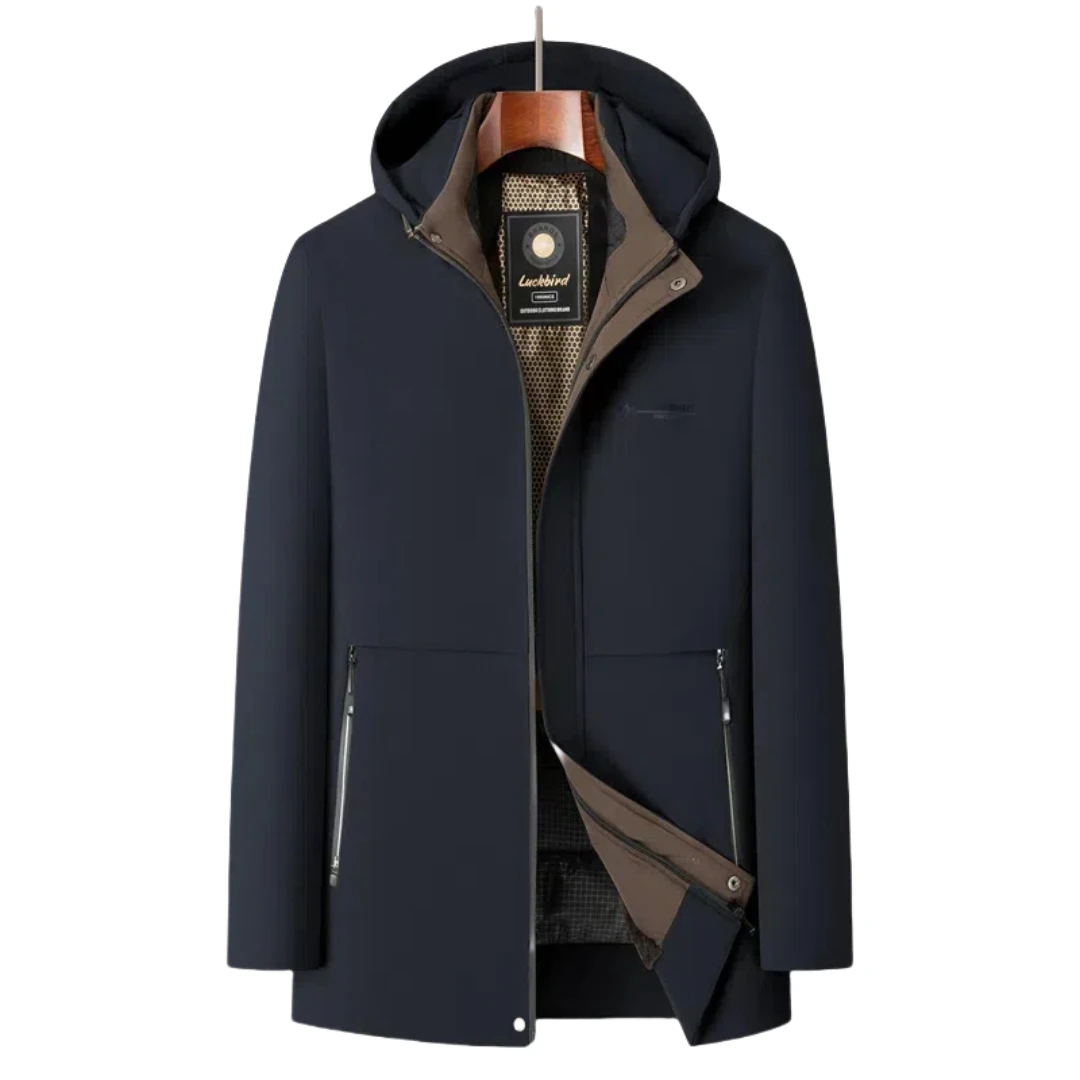 

Мужская теплая стеганая куртка на пуху, новое мужское уличное зимнее пальто из черного золота с графеном для людей среднего и пожилого возраста, стеганые парки