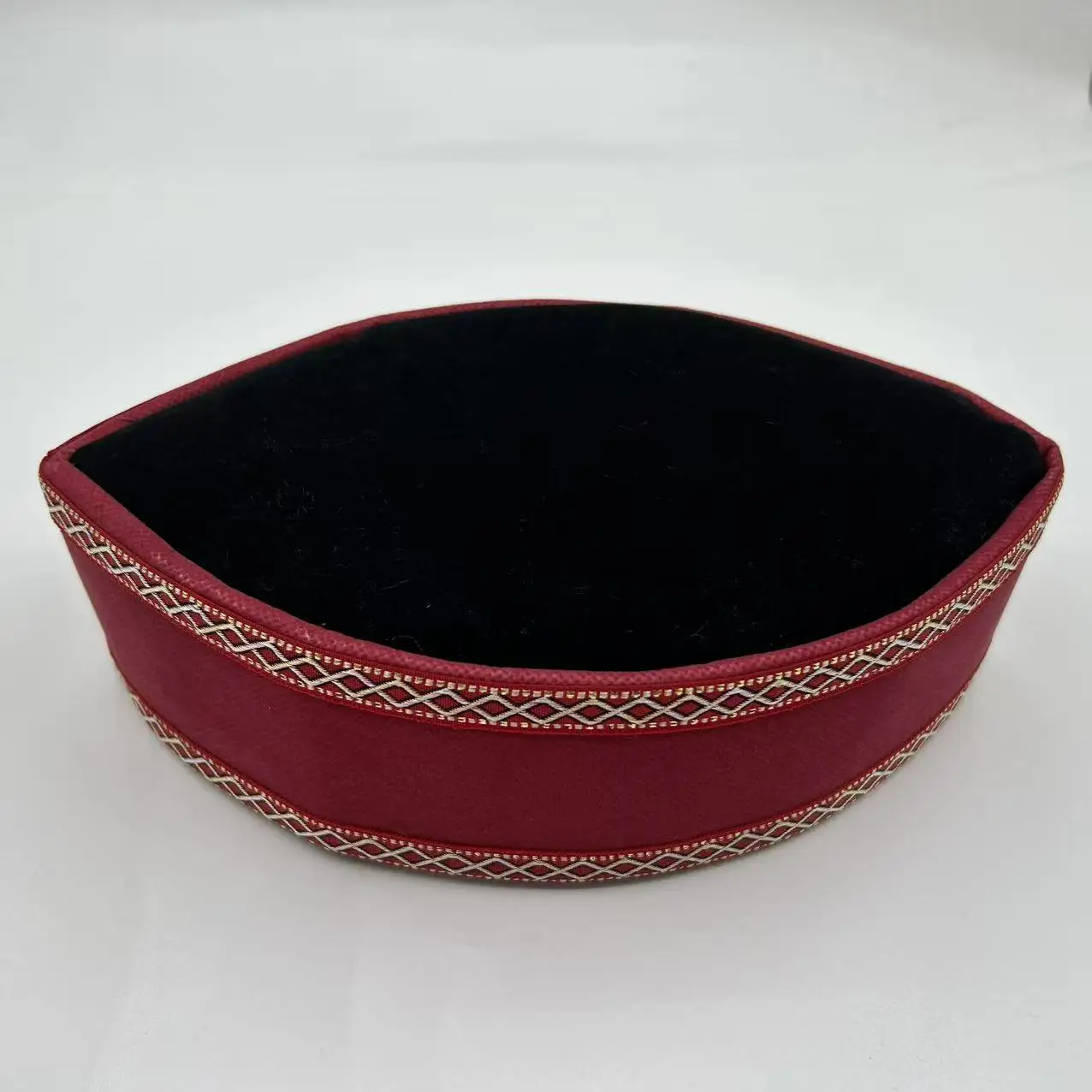 شحن مجاني قبعة قارب ماليزية قبعات إسلامية للرجال ملابس ضريبة تركيا قطن كيبا إسلامي كوفي أحمر للحفلات توبي 03619