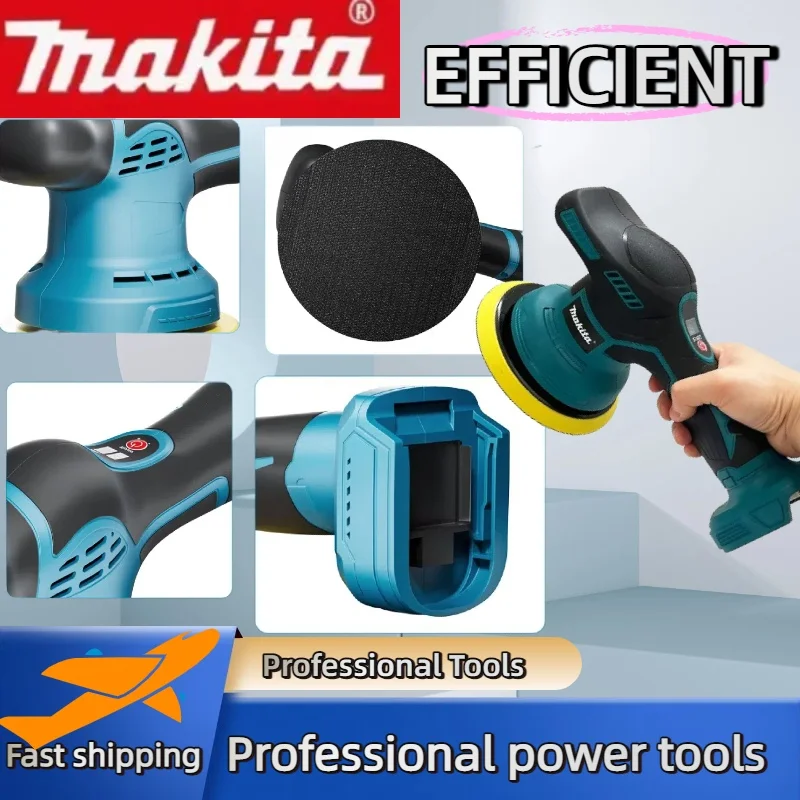 マキタコードレスカーポリッシャーマシン 8 ギア電気ワックスがけ修理ワイヤレスバフ研磨機 18V-20V バッテリー用