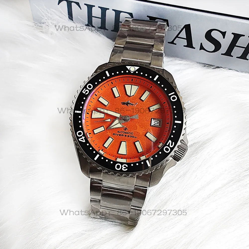 Titanium Material, Automatic Mechanical Waterproof Luminous Watch