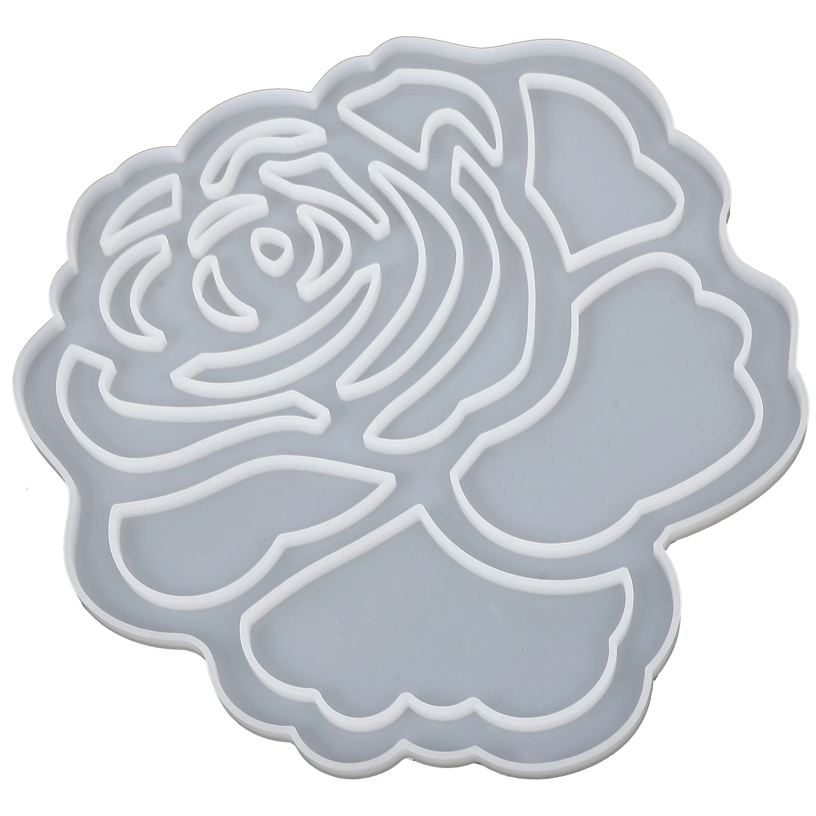 

Rose Silicone Molds Flexible Diy Pendants Crafts Resin Casting Mold Hanging Ornament Decorative Valentine Day Project Elastic