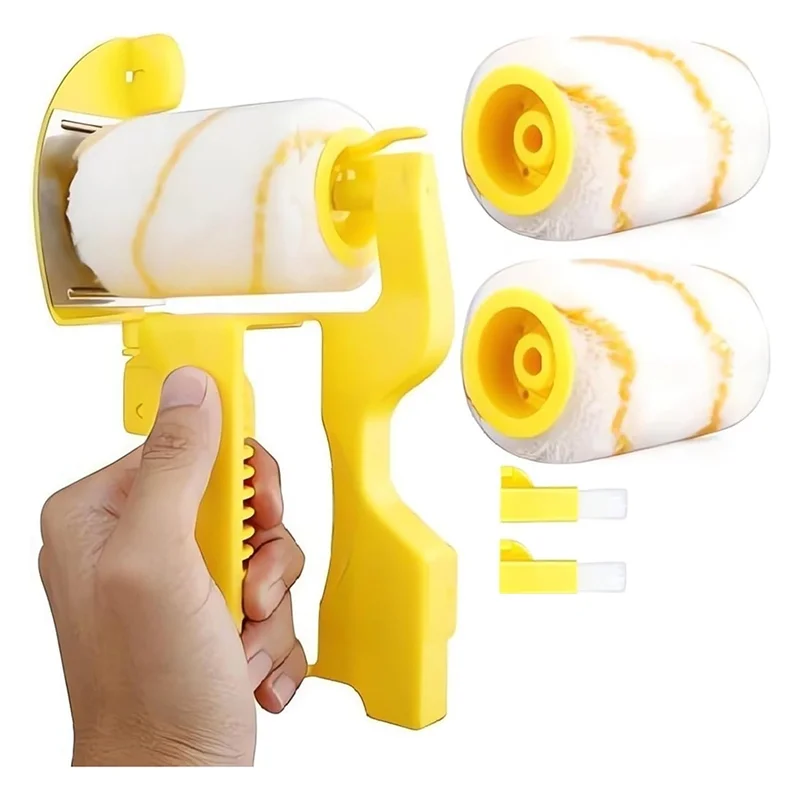 ABYN-Painting Trimmer Edger Tools For High Ceilings With Edger Paint Brush Kit, For Trim Corner Painting Cut In Tool
