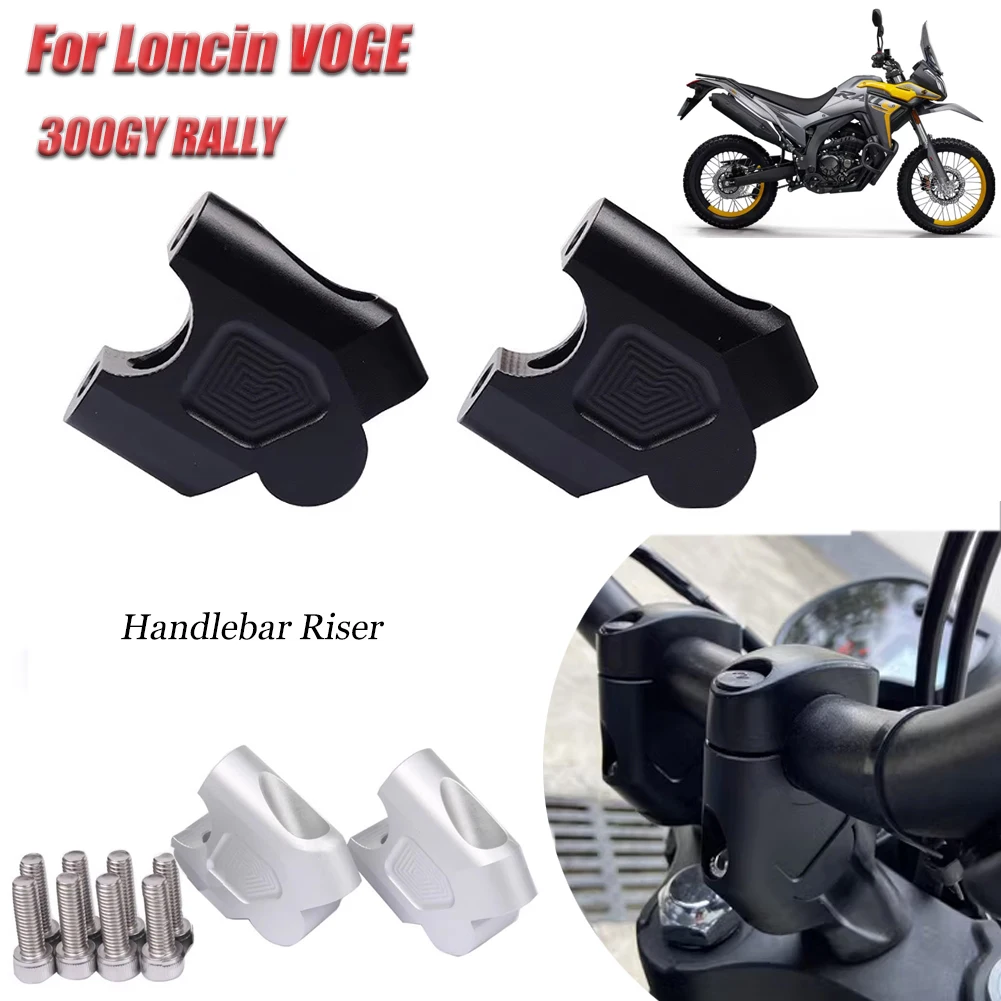 

For LONCIN VOGE 300 RALLY 300 GY Motorcycle Handlebar Riser Clamp Mount Handle Bar Heighting Back Move Extend Adapter