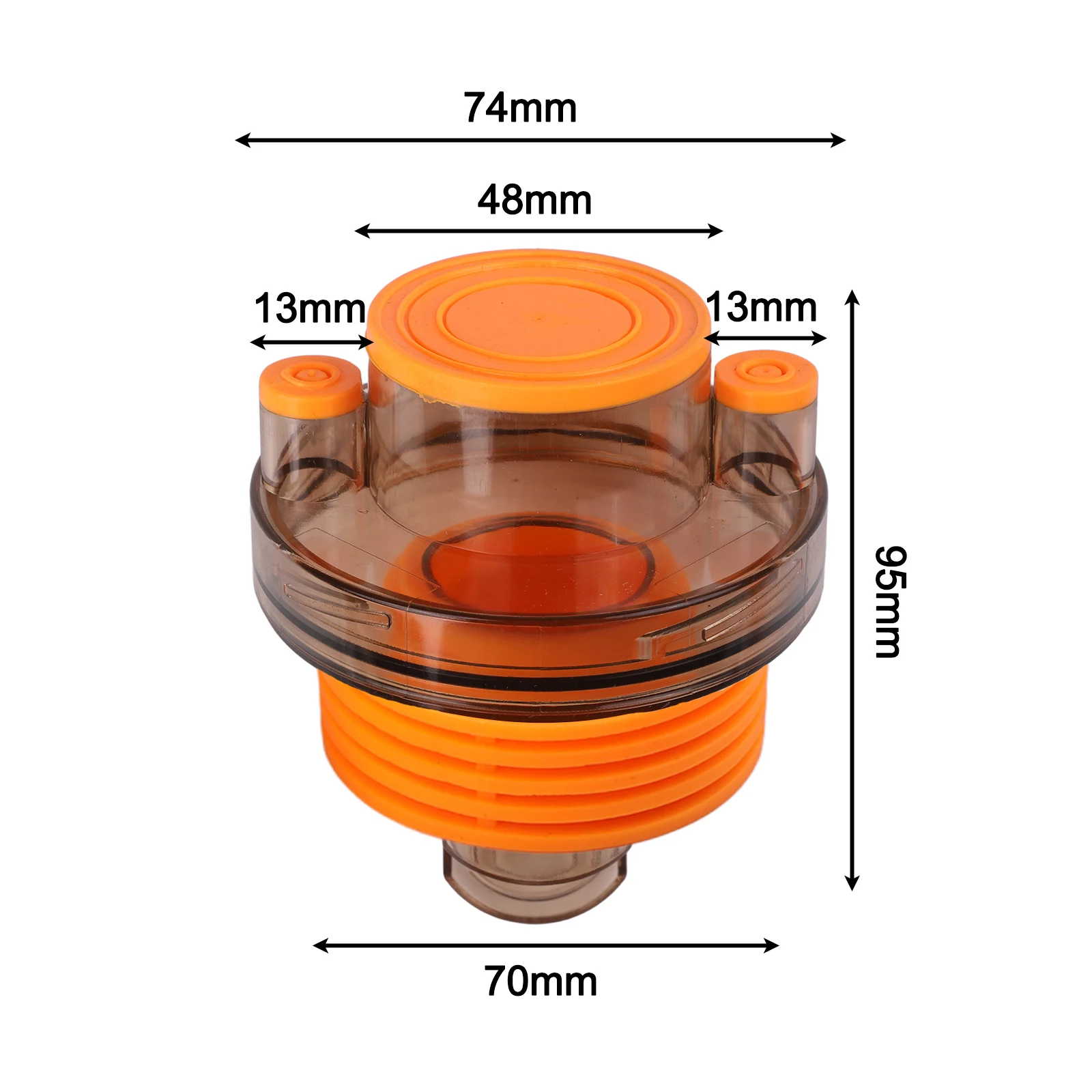 Avoid Water Buildup Smart Design of the Triple Seal Kitchen Sink Drain Adapter Compatible with Standard Pipe Sizes of 50/75mm