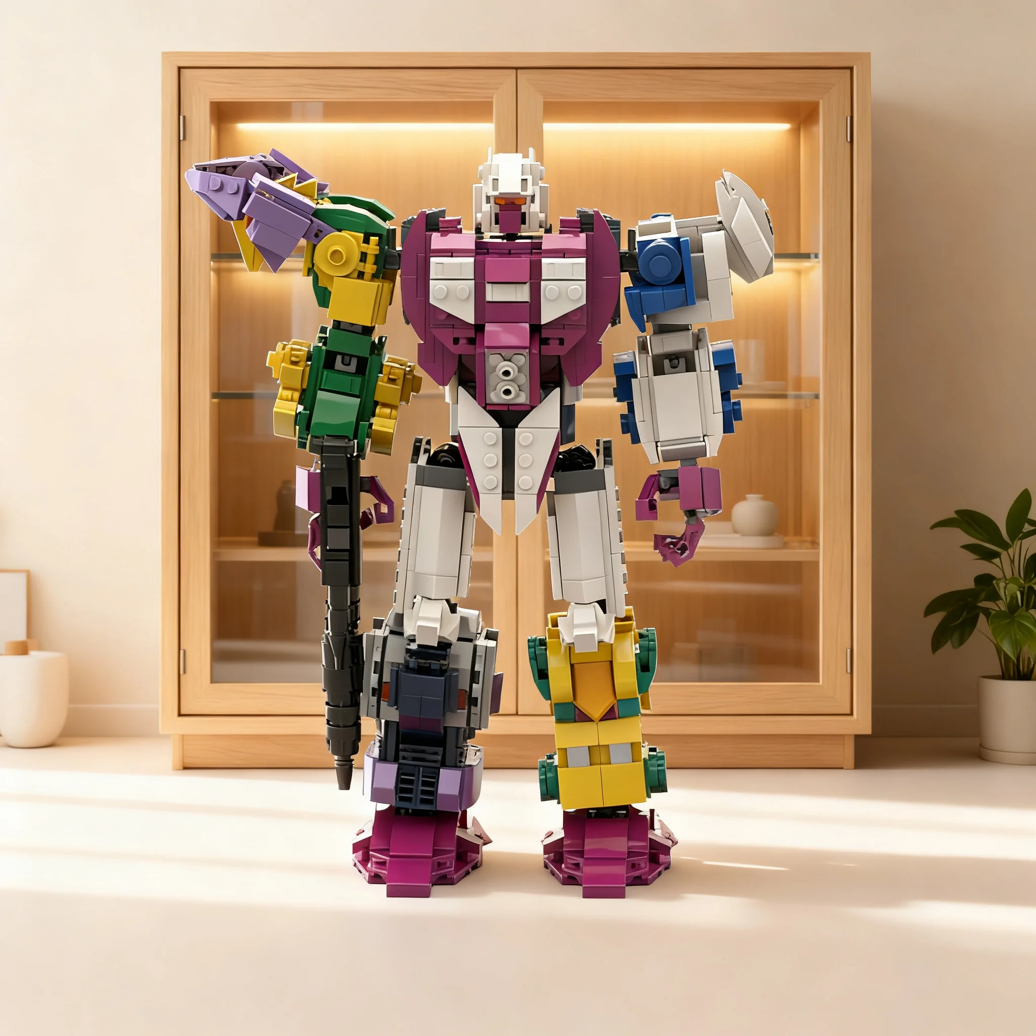 1234pcs MOC Transformer Abominus Model Building Blocks Construction Christmas Gift Toy Collection Birthday Art 3D Education