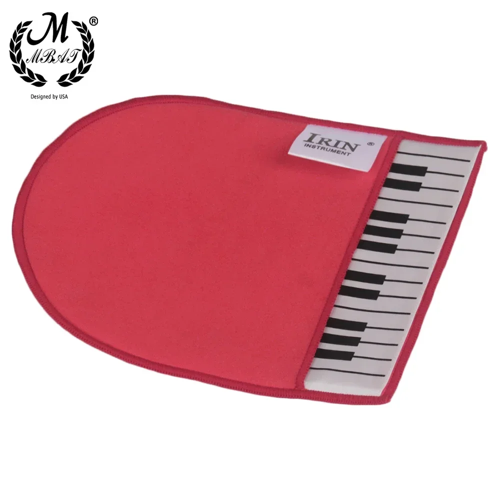 M MBAT Piano Cleaning Cloth Wipes Glove with Piano Keyboard Design Musical Instrument High Quality Duster Cleaning Care Tool