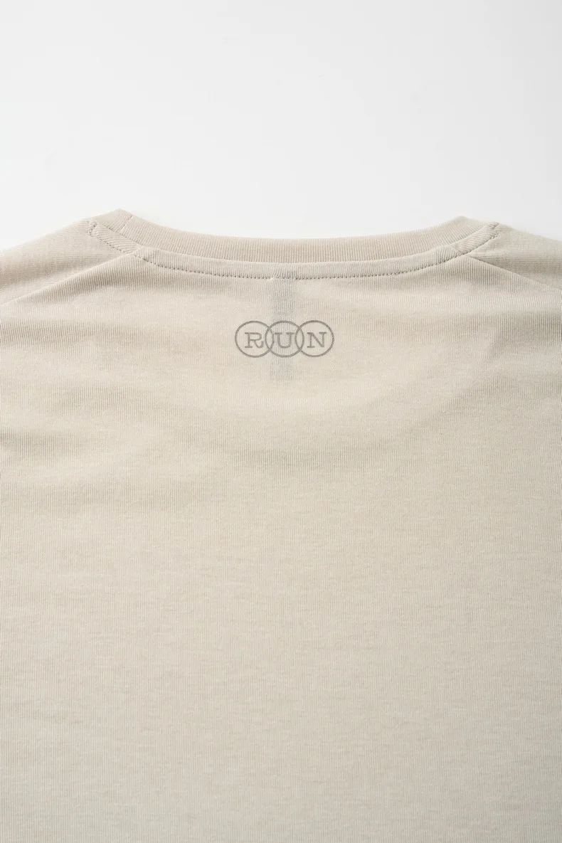 Herren Merino-Woll-Laufshirt - Atmungsaktives Kurzarm-Outdoor-Sportoberteil für den Sommer – Detail 8