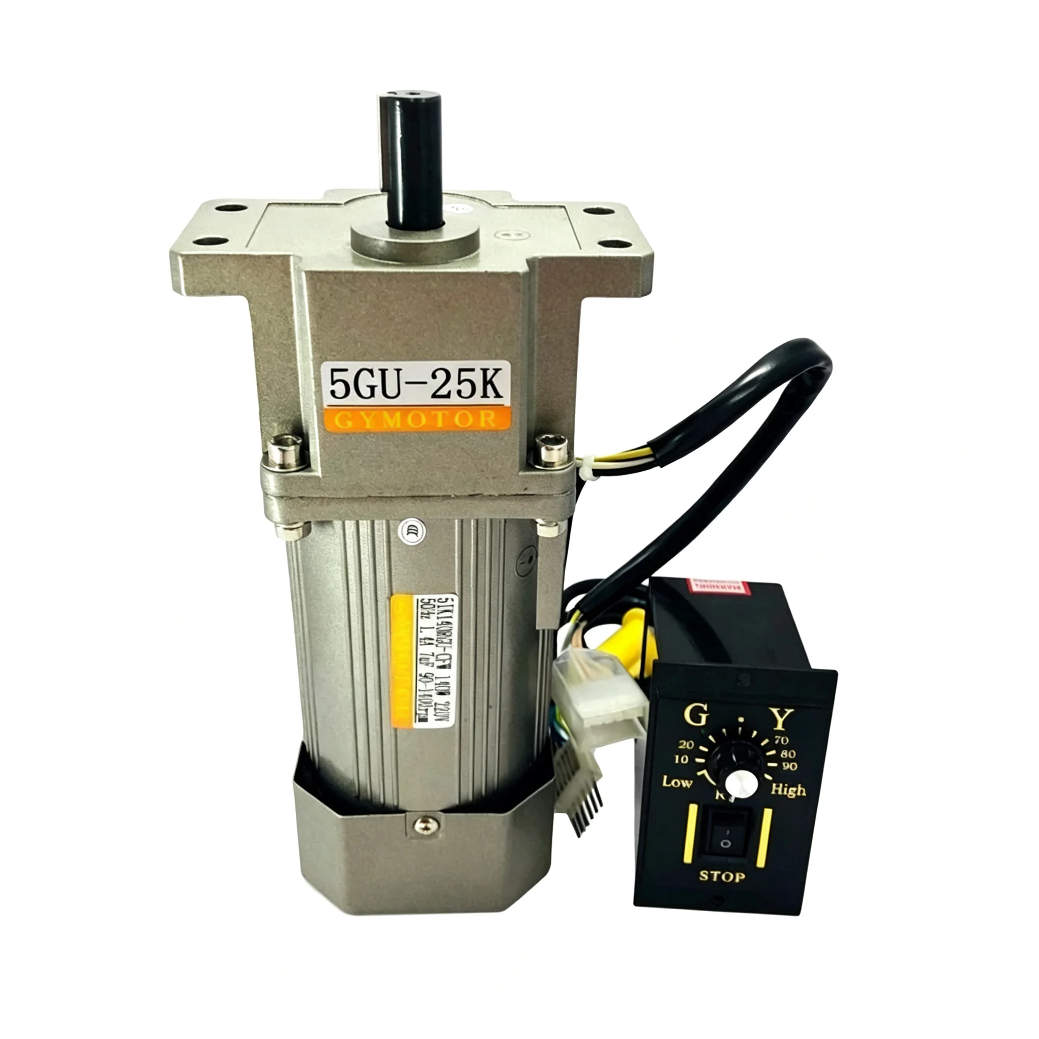 140W AC Single Phase 110V Variabale/Adjustable-Speed AC Gear Motor Shaft Diameter 12mm/15mm 5GU Gearbox