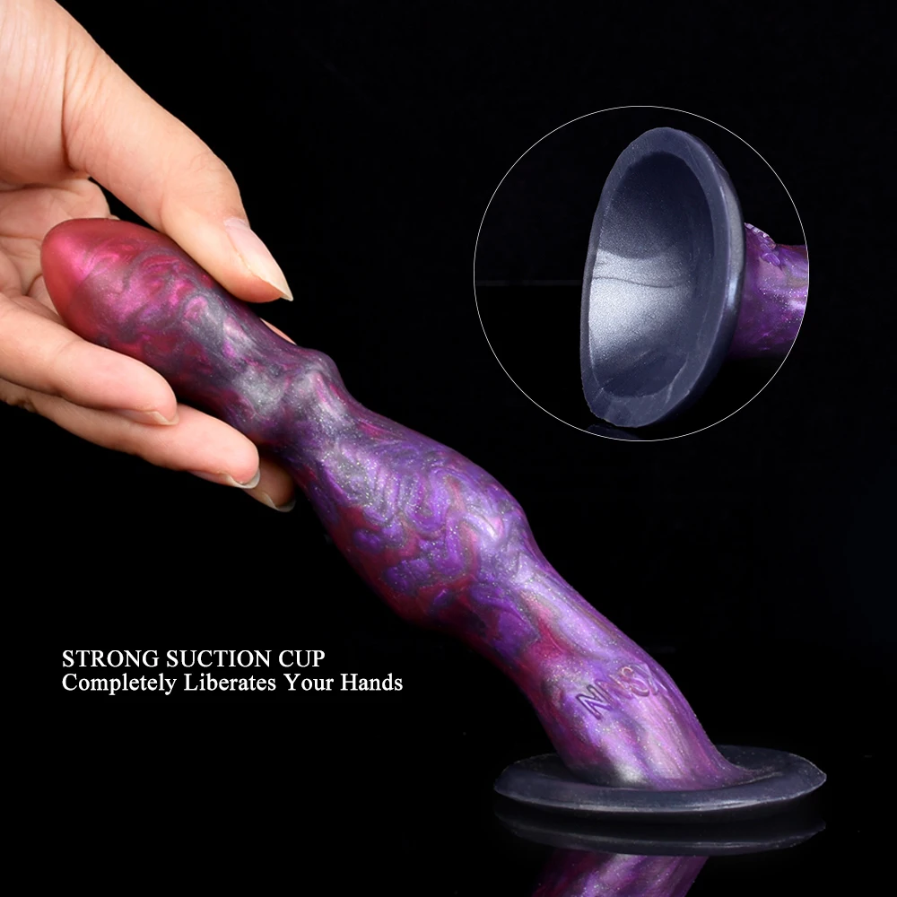 NNSX Dildo de Silicone para Mulheres, Massageador de Ânus e Próstata Masculino, Talão Anal, Dilator Ânus, Brinquedos Sexuais para Gay, Artigos Eróticos