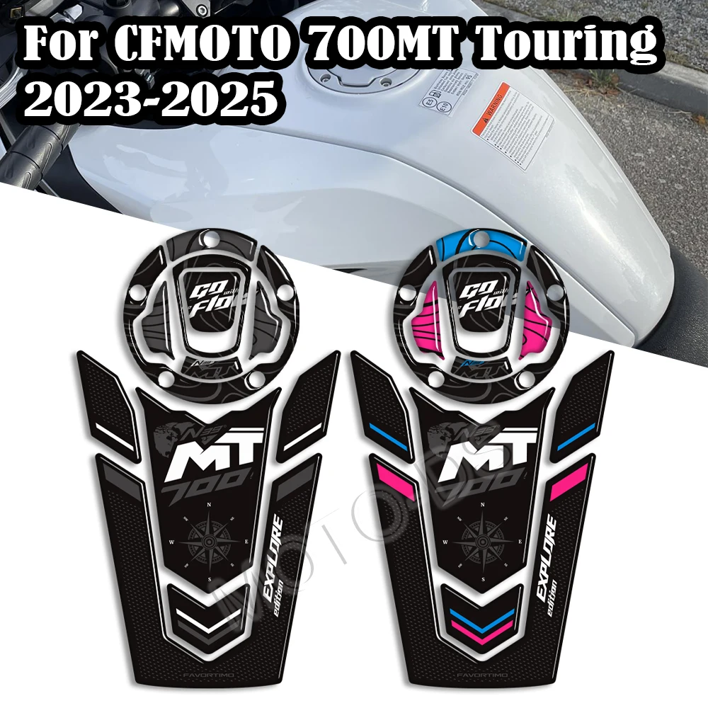 

For CFMOTO 700MT 700 MT Touring Bike Adventure ADV Motorcycle Tank Pad Side Protector Stickers Decals 2023 2024